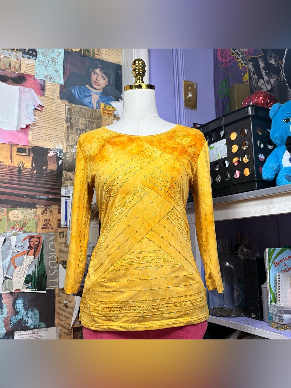 Gold Embellished Top